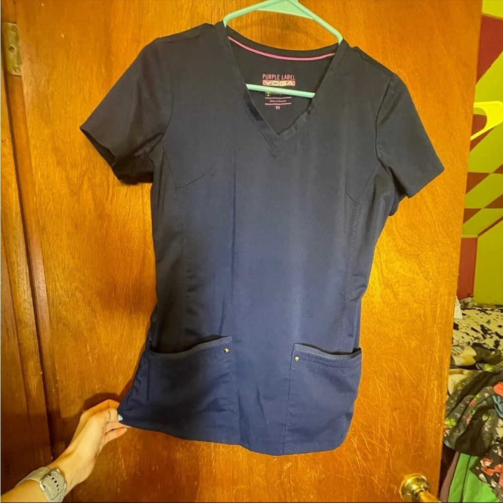 Healing Hands Purple Label Scrub Top